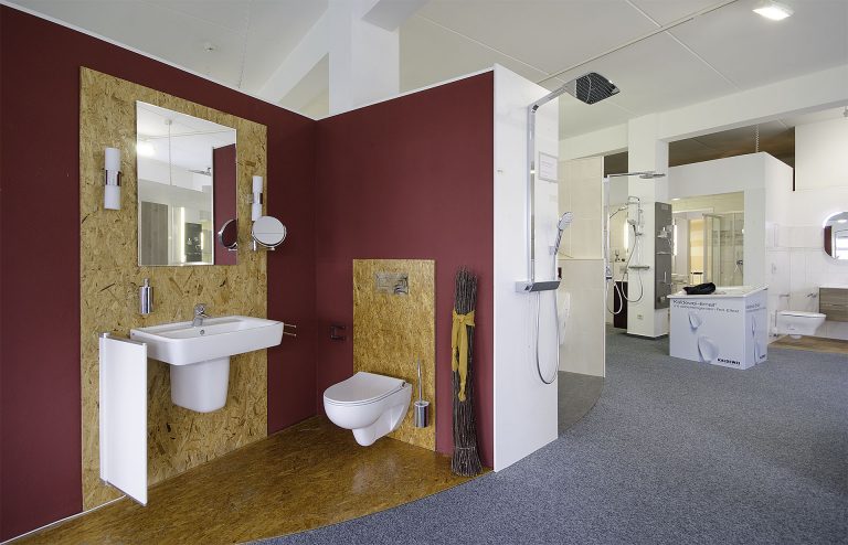 Abbildung Lumina Badausstellung Beispiel Gäste WC